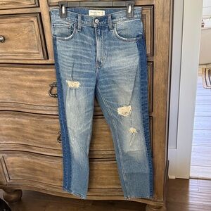Abercrombie High Rise Mom Jean